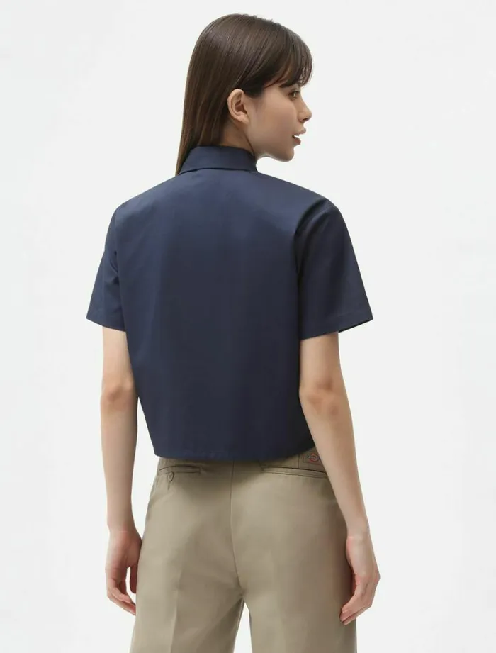 Women Shirts Dickies Saxman Shirt Navy Blue