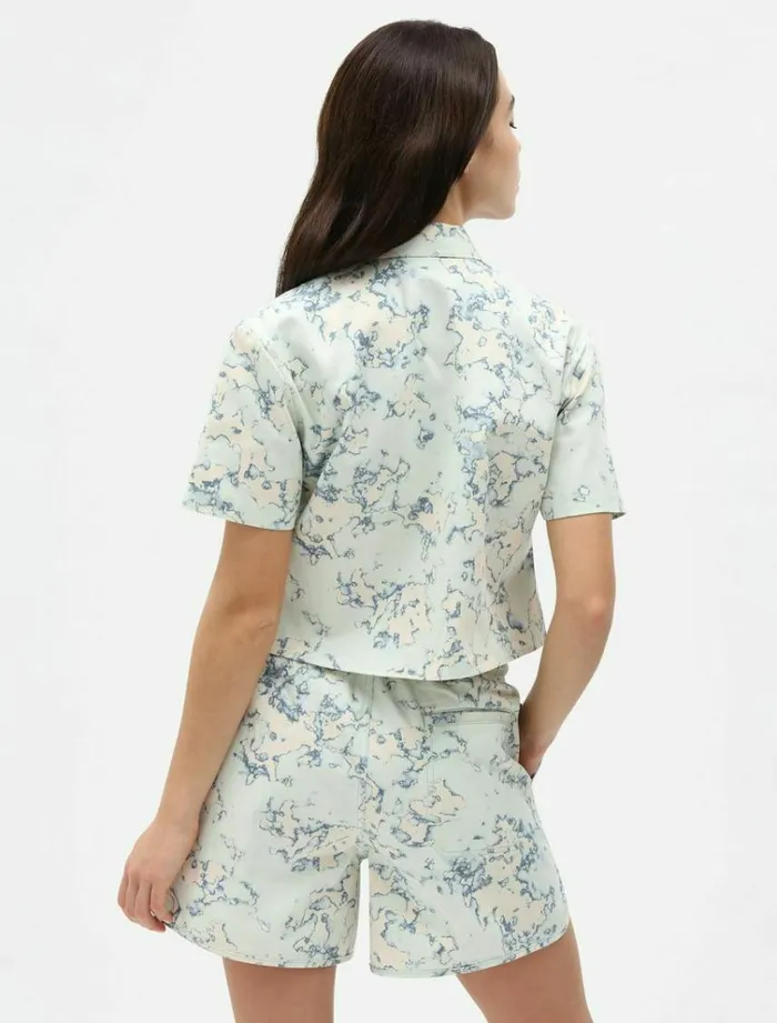 Women Shirts Dickies Sunburg Shirt Fog Blue