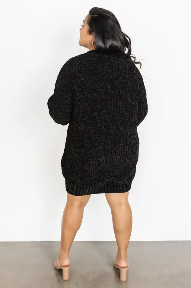 Women Short Dresses Baltic Born Christa Sweater Dress Black Women Short Dresses Baltic Born Christa Sweater Dress Black