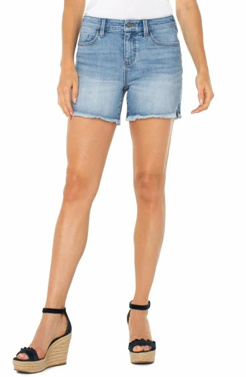 Women Shorts Liverpool Los Angeles Vickie Fray Hem Short Hillside