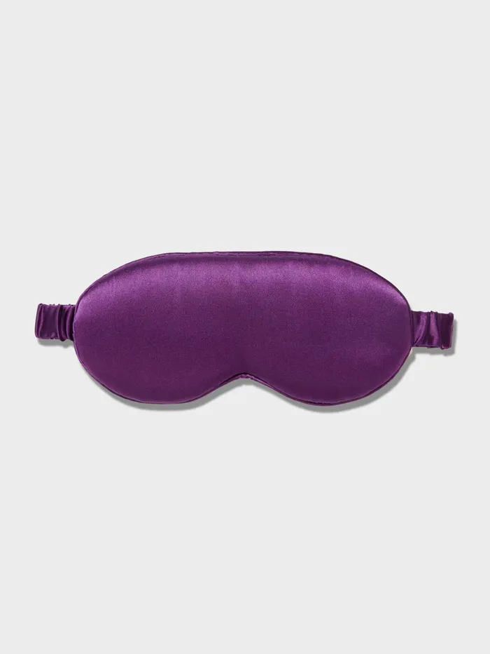 Women Silk Plum Contour Eye Mask Plum Peter Alexander Silk