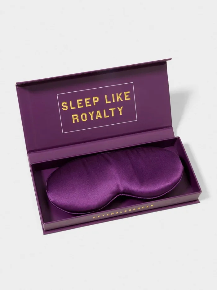 Women Silk Plum Contour Eye Mask Plum Peter Alexander Silk