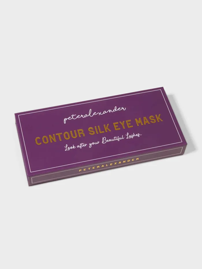 Women Silk Plum Contour Eye Mask Plum Peter Alexander Silk