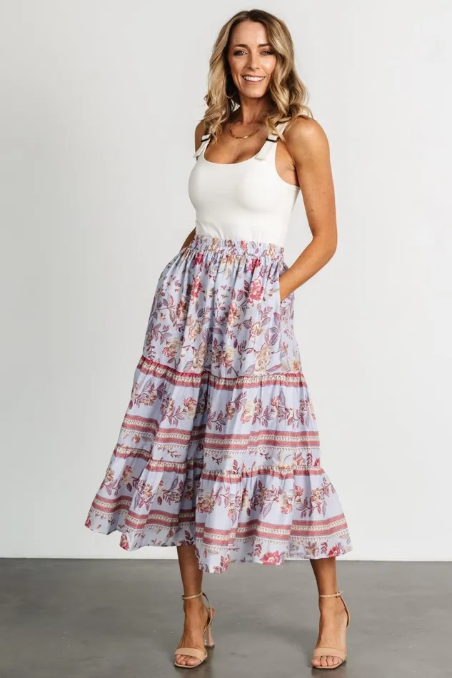 Women Skirts Baltic Born Meg Skirt Periwinkle Multi
