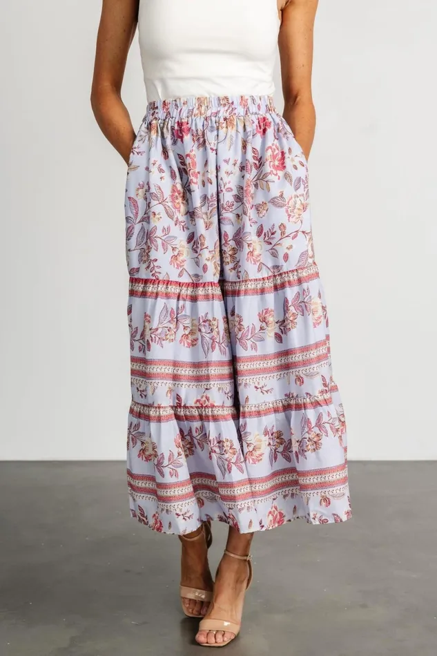 Women Skirts Baltic Born Meg Skirt Periwinkle Multi Women Skirts Baltic Born Meg Skirt Periwinkle Multi