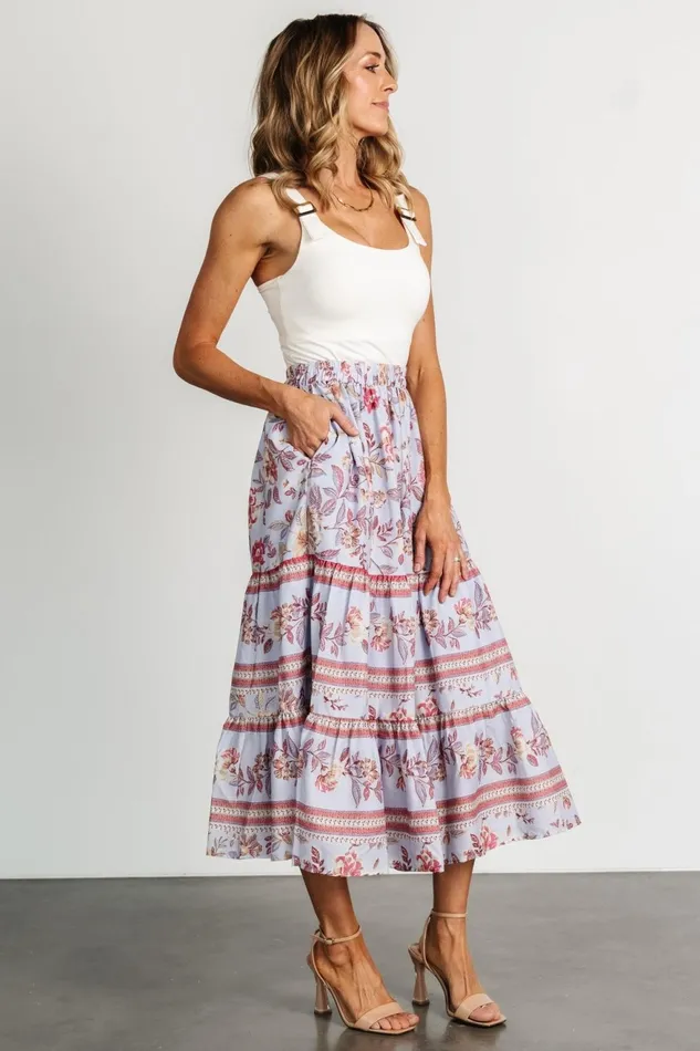 Women Skirts Baltic Born Meg Skirt Periwinkle Multi Women Skirts Baltic Born Meg Skirt Periwinkle Multi