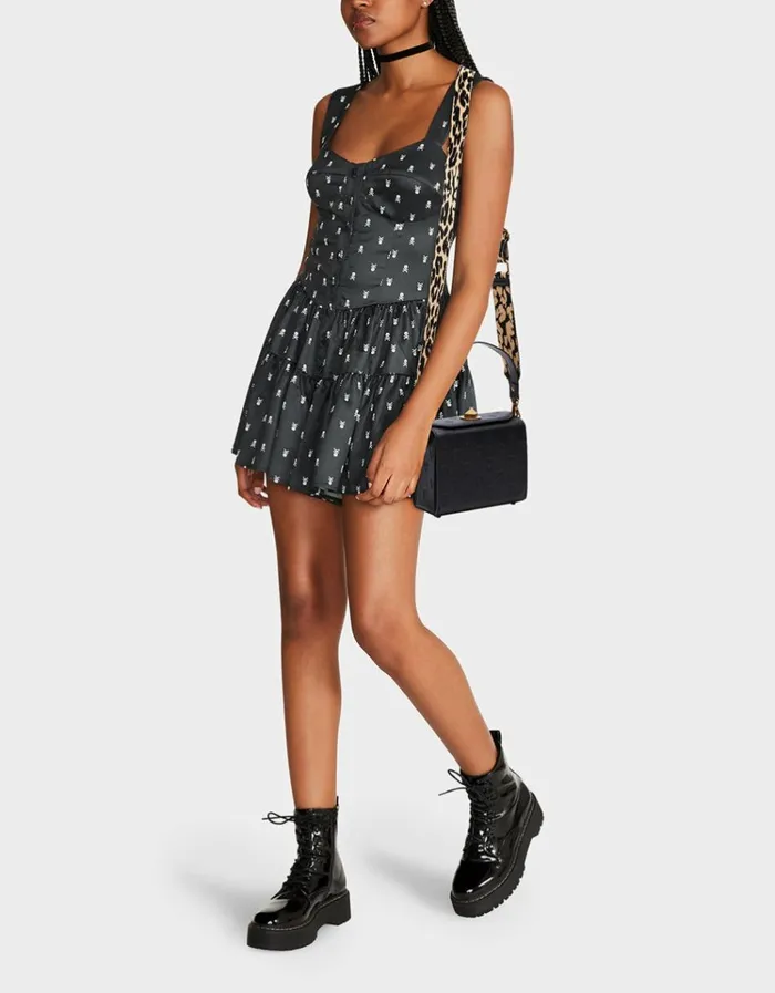 Women SKULLICIOUS BOX BAG BLACK Betsey Johnson Women SKULLICIOUS BOX BAG BLACK Betsey Johnson