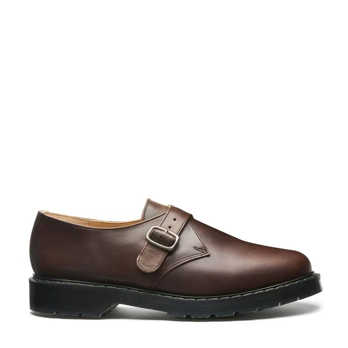 Women Solovair Monk Shoes Gaucho Crazy Horse Monk Shoe