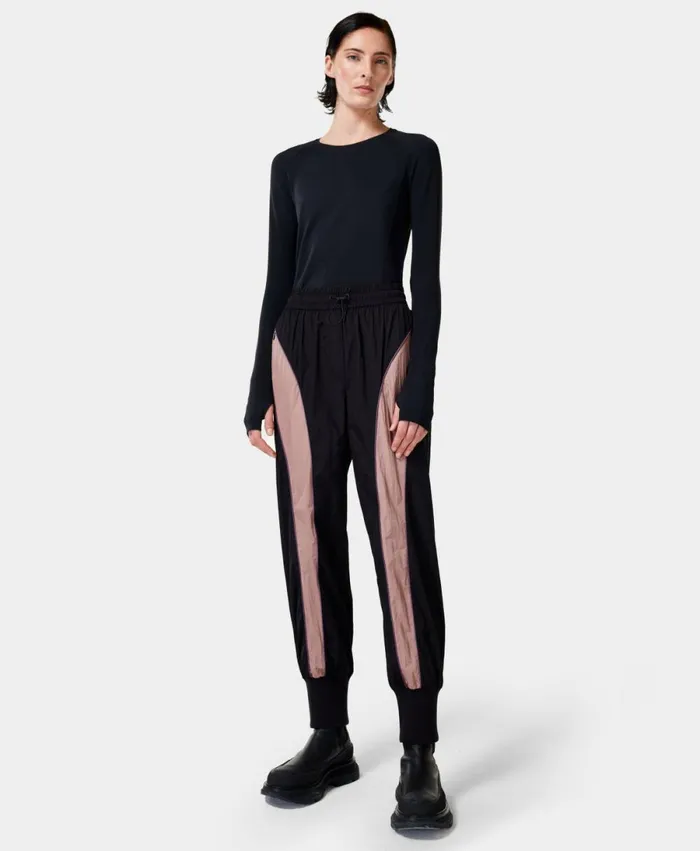 Women Statement Nylon Trouser Night Black Sweaty Betty Trousers