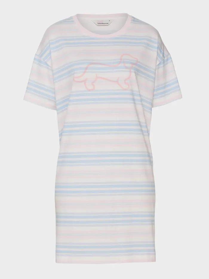 Women Stripe Sleep Tee Multi Peter Alexander Nighties