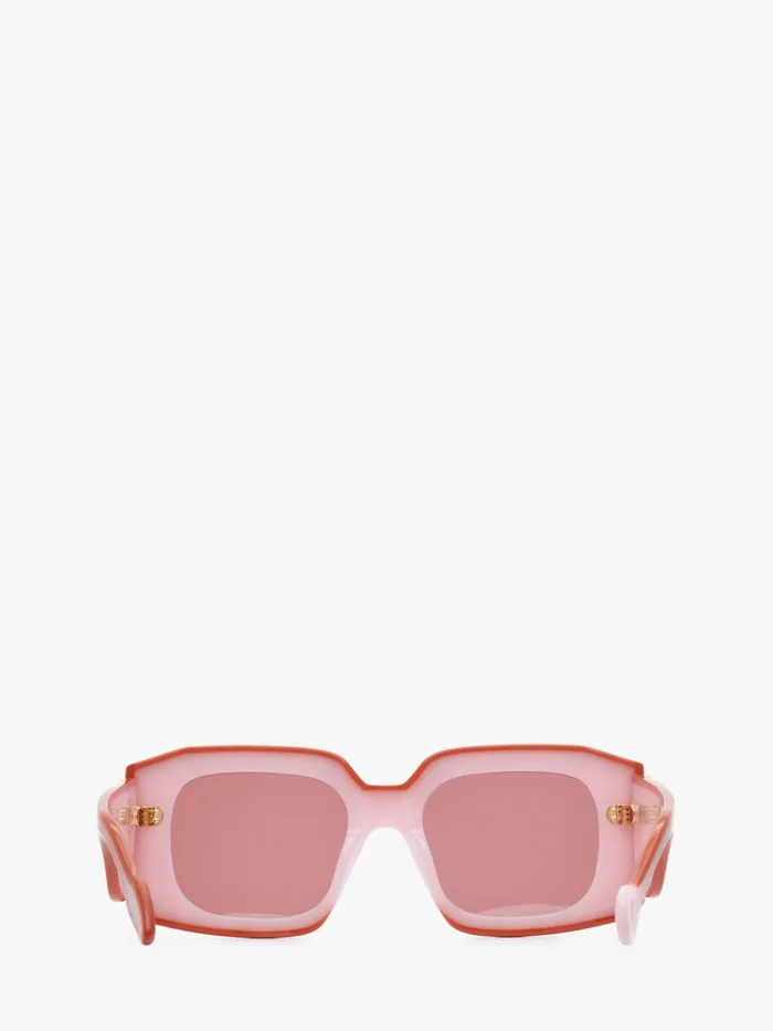 Women SUNGLASSES JW Anderson LARGE SQUARE BUMPER SUNGLASSES Pinkorange Women SUNGLASSES JW Anderson LARGE SQUARE BUMPER SUNGLASSES Pinkorange