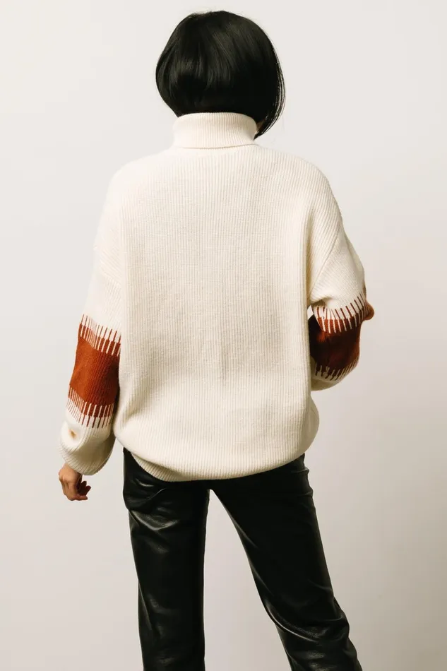 Women Sweaters Baltic Born Antonov Turtle Neck Sweater Cream Spice Women Sweaters Baltic Born Antonov Turtle Neck Sweater Cream Spice