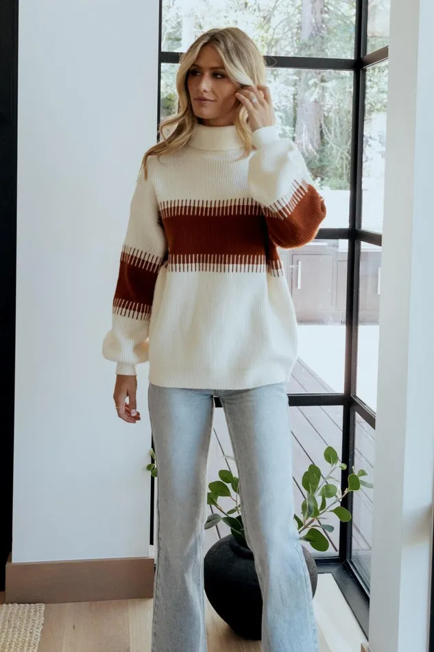 Women Sweaters Baltic Born Antonov Turtle Neck Sweater Cream Spice Women Sweaters Baltic Born Antonov Turtle Neck Sweater Cream Spice