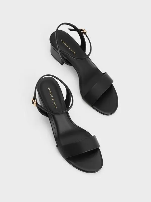 Women Sylva BlockHeel Sandals 8211 Black CHARLES and KEITH Heels Women Sylva BlockHeel Sandals 8211 Black CHARLES and KEITH Heels