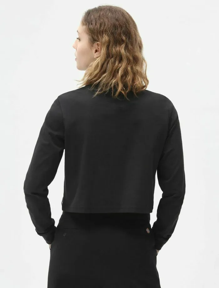 Women TShirts and Tops Dickies Globe TShirt Crop Black