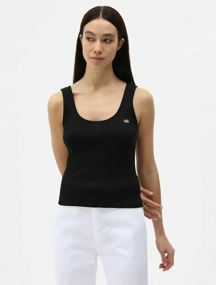 Women TShirts and Tops Dickies Mapleton Tank Top Black