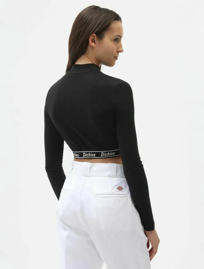 Women TShirts and Tops Dickies Petersburg Crop TShirt Black