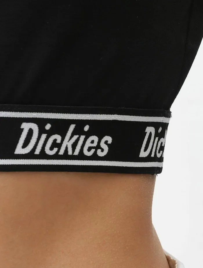 Women TShirts and Tops Dickies Petersburg Crop TShirt Black