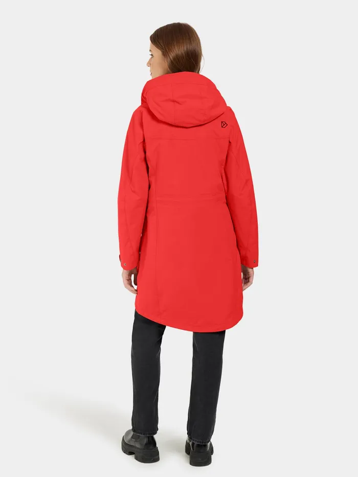 Women Thelma Parka Pomme Red Didriksons Spring Jackets