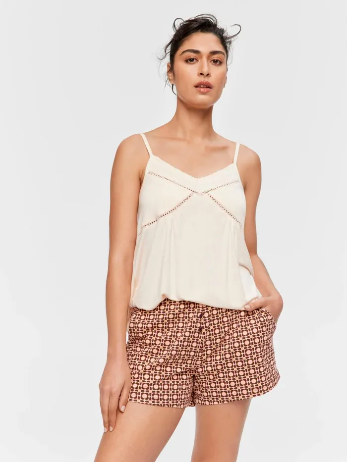 Women Tile Mini Short Multi Peter Alexander Shorts