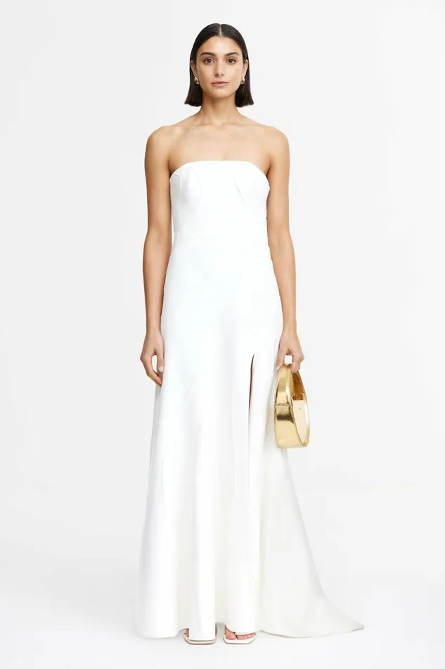 Women TREVEN GOWN Ivory Acler White Dresses