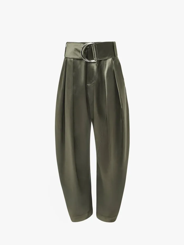 Women Trousers and Shorts JW Anderson PLEATED DRING TROUSERS Khaki