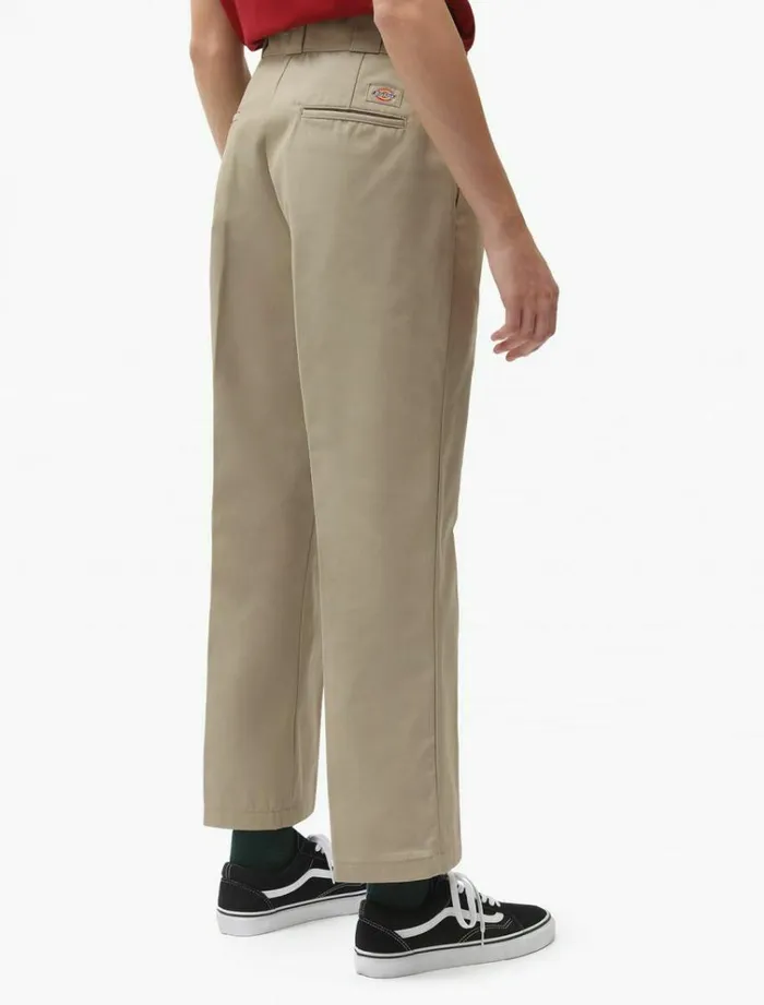 Women Trousers Dickies 874 Cropped Pant Khaki