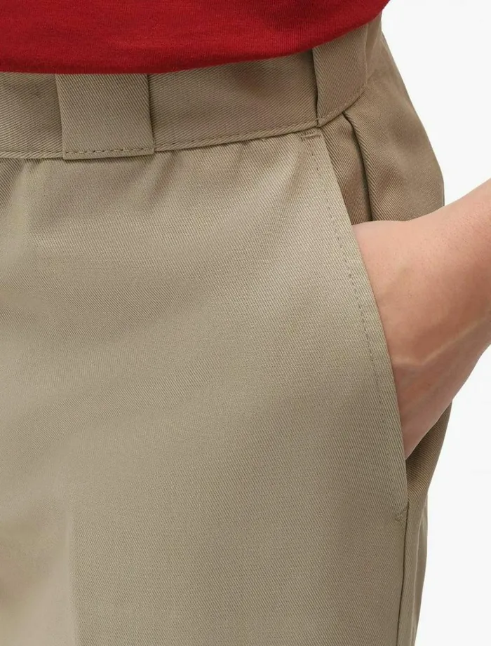 Women Trousers Dickies 874 Cropped Pant Khaki
