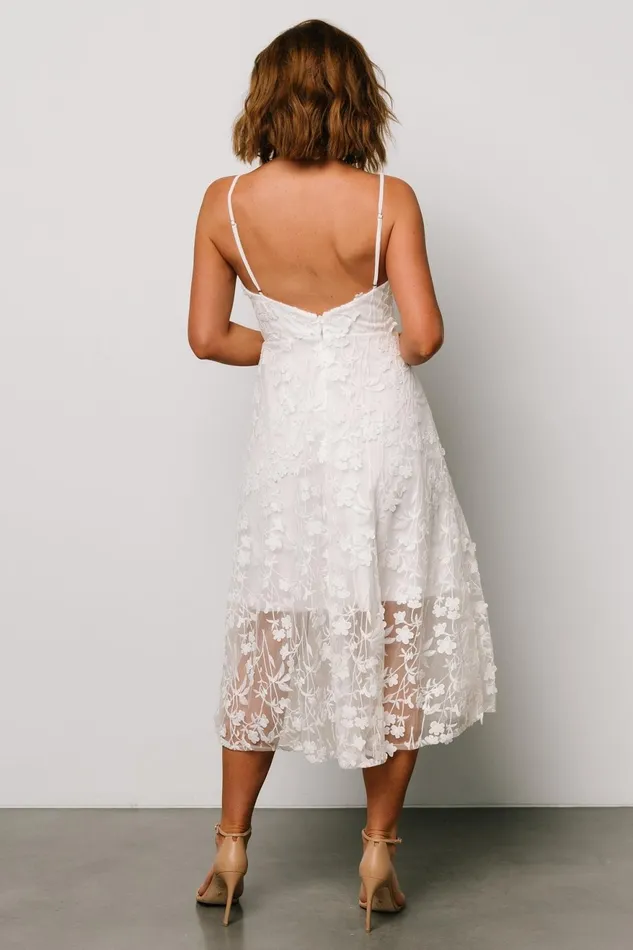 Women Tulle Styles Baltic Born Larissa Midi Dress Off White Women Tulle Styles Baltic Born Larissa Midi Dress Off White