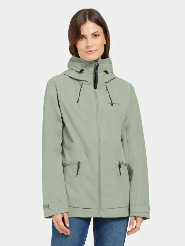 Women Turvi Jacket Wilted Leaf Didriksons Spring Jackets