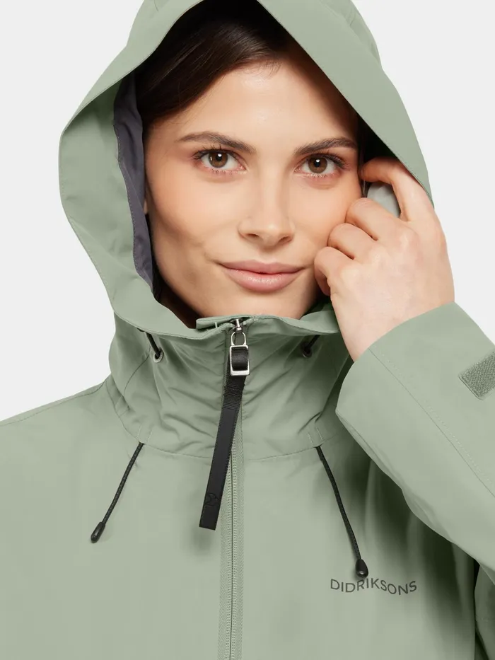 Women Turvi Jacket Wilted Leaf Didriksons Spring Jackets