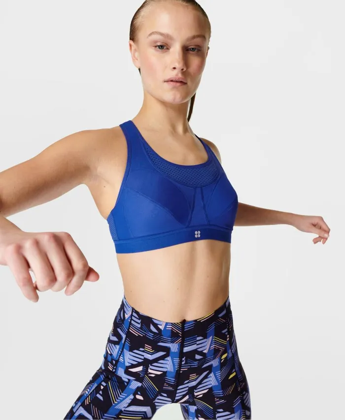 Women Ultra Running Bra Hour Blue Sweaty Betty Underwear
