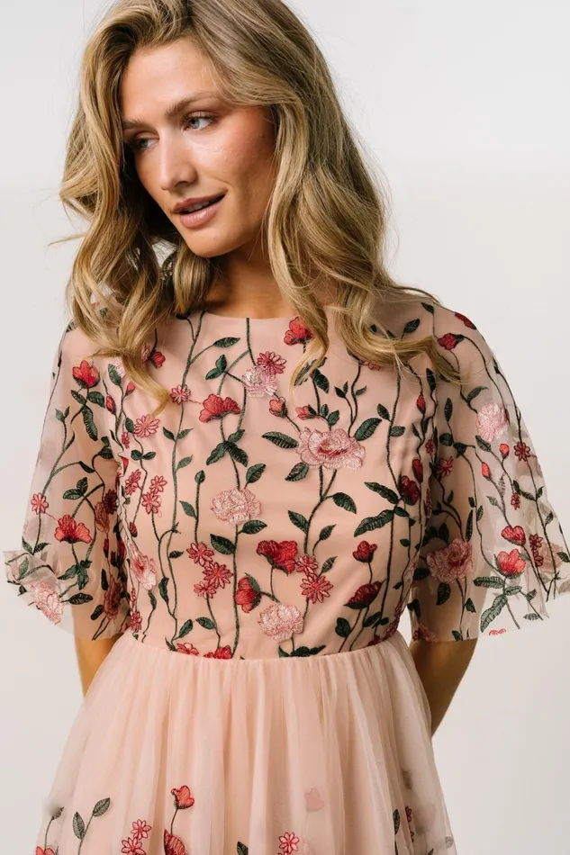 Women Wedding Guest Baltic Born Duchess Tulle Dress Rose Garden Women Wedding Guest Baltic Born Duchess Tulle Dress Rose Garden