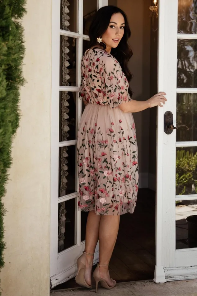 Women Wedding Guest Baltic Born Duchess Tulle Dress Rose Garden Women Wedding Guest Baltic Born Duchess Tulle Dress Rose Garden