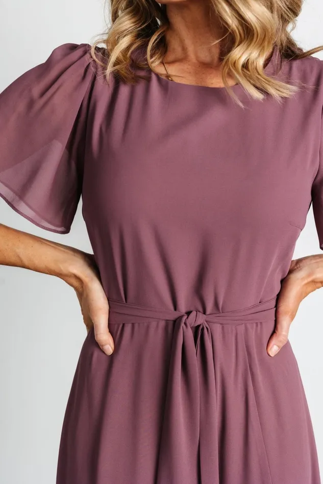 Women Wedding Guest Baltic Born Naomi Short Sleeve Maxi Dress Vintage Plum Women Wedding Guest Baltic Born Naomi Short Sleeve Maxi Dress Vintage Plum