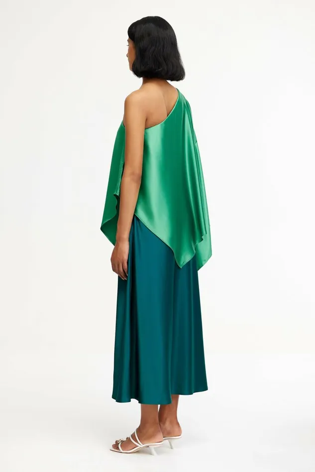 Women WESTACRE MIDI DRESS Emerald With Clover Acler Midi Dresses