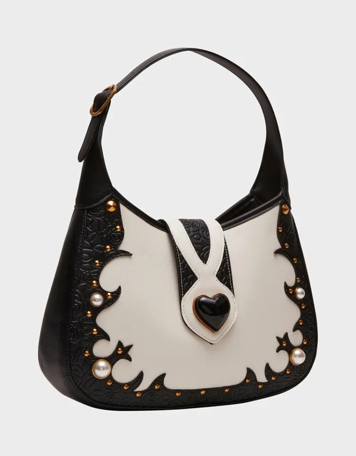 Women WESTERN SHOULDER BAG WHITE White Betsey Johnson Women WESTERN SHOULDER BAG WHITE White Betsey Johnson