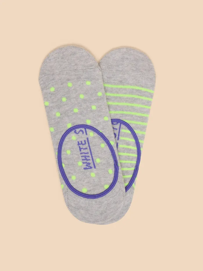 Women White Stuff Accessories 2 Pack Fluro No Show Socks