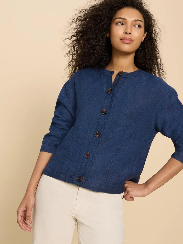 Women White Stuff Clothing Adele Linen Jacket Women White Stuff Clothing Adele Linen Jacket