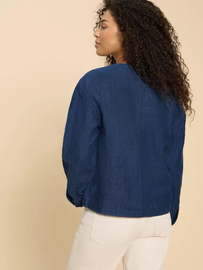 Women White Stuff Clothing Adele Linen Jacket Women White Stuff Clothing Adele Linen Jacket