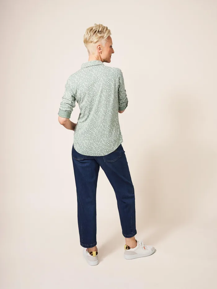 Women White Stuff Clothing Annie Jersey Fairtrade Cotton Shirt Women White Stuff Clothing Annie Jersey Fairtrade Cotton Shirt