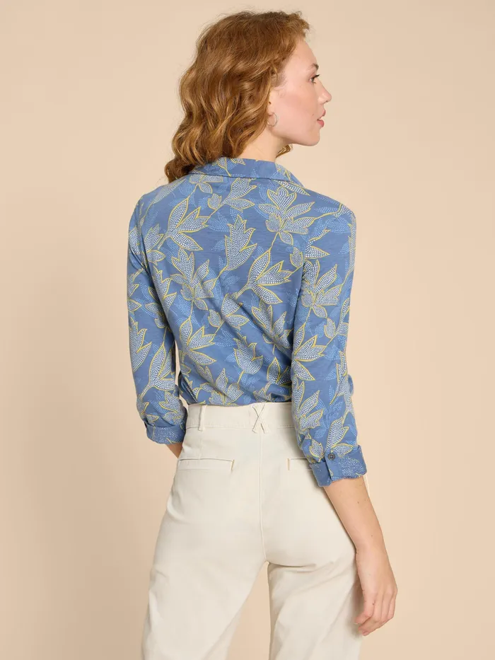 Women White Stuff Clothing ANNIE PRINTED COTTON SHIRT Women White Stuff Clothing ANNIE PRINTED COTTON SHIRT