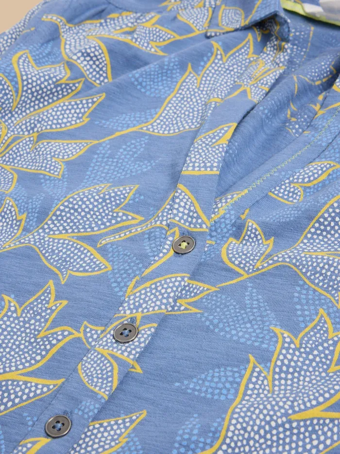 Women White Stuff Clothing ANNIE PRINTED COTTON SHIRT Women White Stuff Clothing ANNIE PRINTED COTTON SHIRT