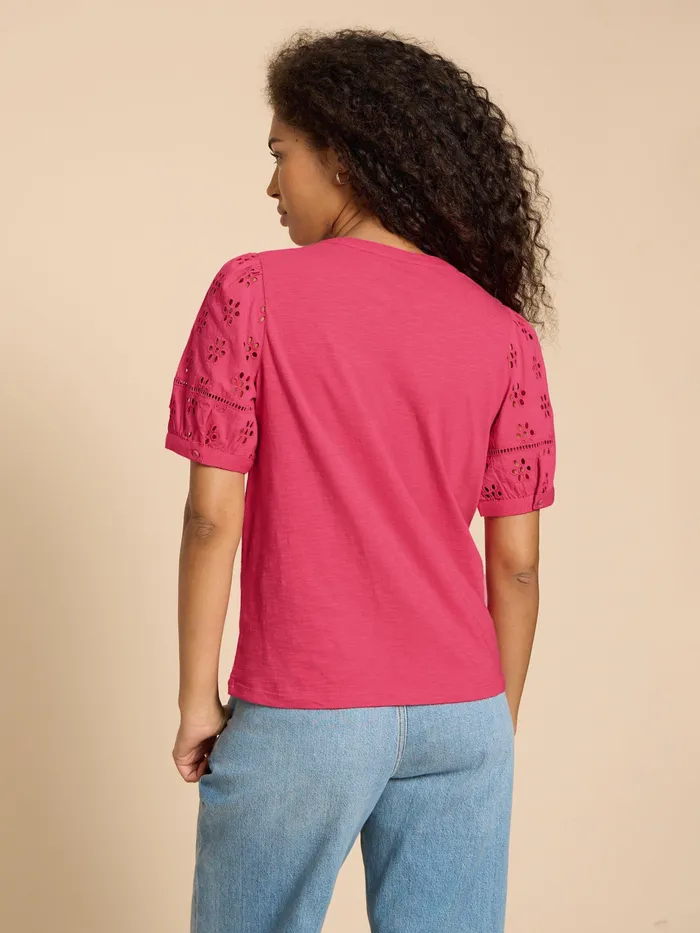 Women White Stuff Clothing BELLA BRODERIE MIX TOP Women White Stuff Clothing BELLA BRODERIE MIX TOP
