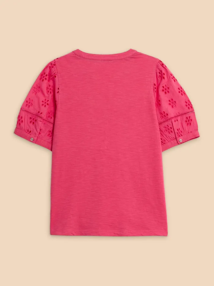 Women White Stuff Clothing BELLA BRODERIE MIX TOP Women White Stuff Clothing BELLA BRODERIE MIX TOP