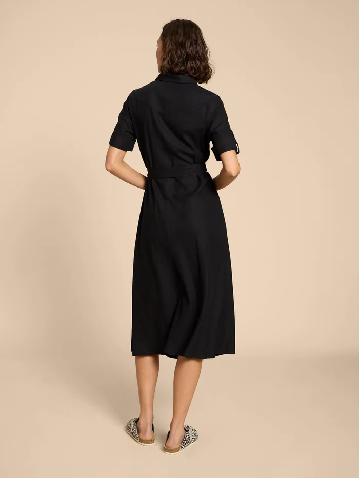 Women White Stuff Clothing Beth Linen Blend Shirt Dress Women White Stuff Clothing Beth Linen Blend Shirt Dress
