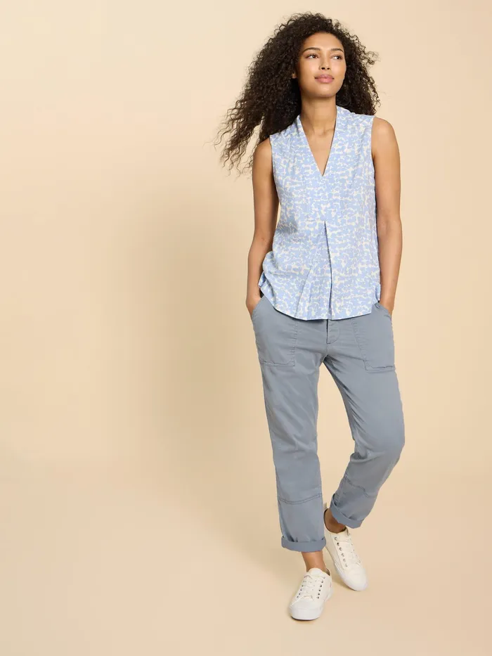 Women White Stuff Clothing Blaire Cotton Blend Trouser