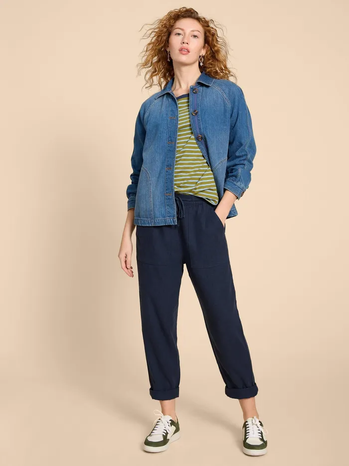 Women White Stuff Clothing Elle Linen Blend Trouser