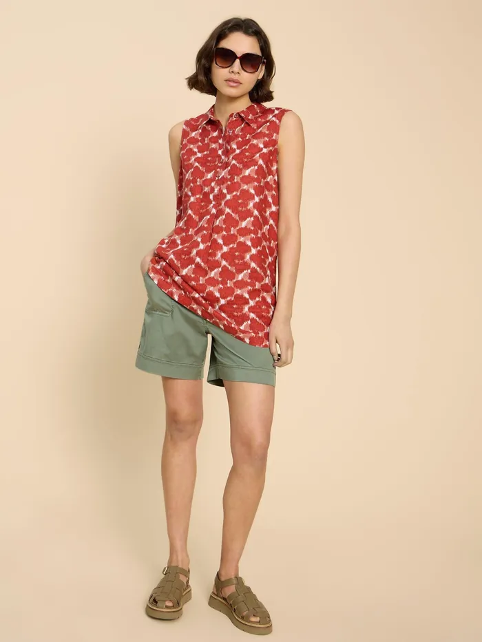 Women White Stuff Clothing Evelyn Sleeveless Linen Tunic