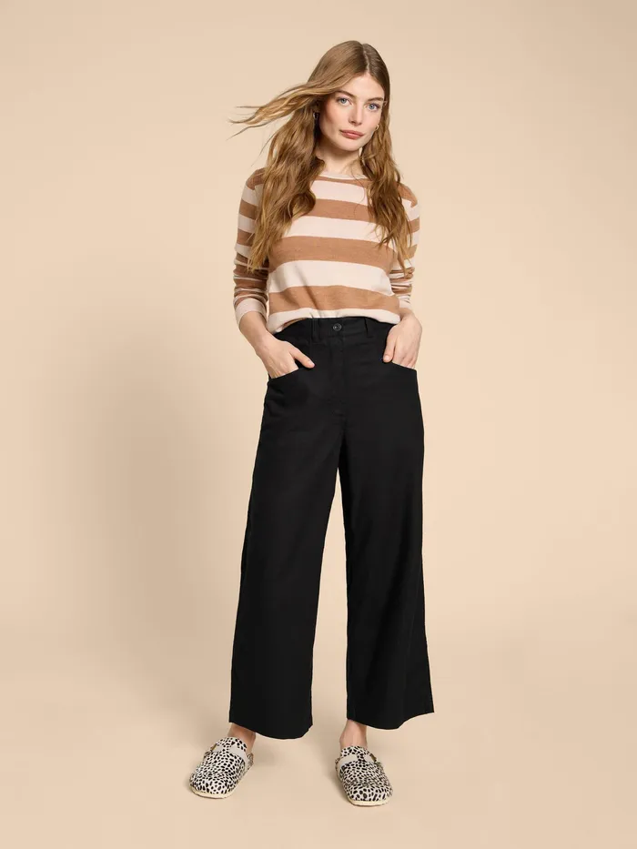 Women White Stuff Clothing Harper Linen Blend Trouser